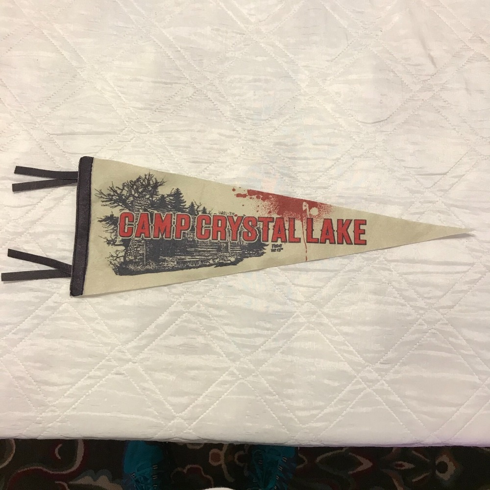 Friday The 13th Camp Crystal Lake Loot Crate 20"‎ Felt Pennant